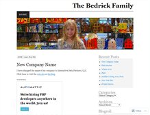 Tablet Screenshot of bedrick.wordpress.com