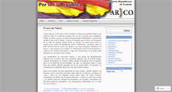 Desktop Screenshot of cosladarepublicana.wordpress.com