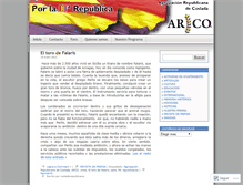 Tablet Screenshot of cosladarepublicana.wordpress.com