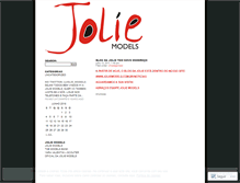 Tablet Screenshot of joliemodels.wordpress.com