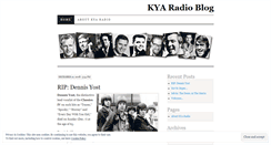 Desktop Screenshot of kyaradio.wordpress.com