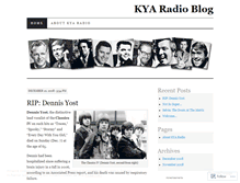 Tablet Screenshot of kyaradio.wordpress.com