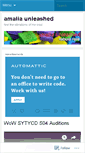 Mobile Screenshot of amaliaunleashed.wordpress.com