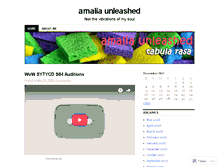 Tablet Screenshot of amaliaunleashed.wordpress.com