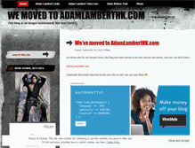 Tablet Screenshot of adamlamberthk.wordpress.com