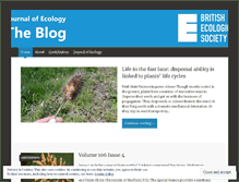 Tablet Screenshot of jecologyblog.wordpress.com