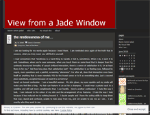 Tablet Screenshot of jadedworld.wordpress.com