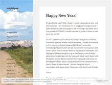 Tablet Screenshot of kristilynk.wordpress.com