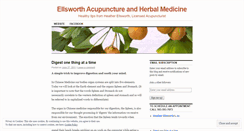 Desktop Screenshot of ellsworthacupuncture.wordpress.com