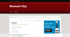 Desktop Screenshot of measmusic.wordpress.com