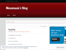 Tablet Screenshot of measmusic.wordpress.com