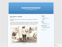 Tablet Screenshot of mariovendramel.wordpress.com