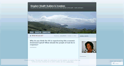 Desktop Screenshot of kingdomwealthbuildersandinvestors.wordpress.com