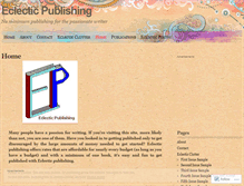 Tablet Screenshot of eclecticpublishing.wordpress.com