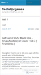 Mobile Screenshot of freefullpcgames.wordpress.com
