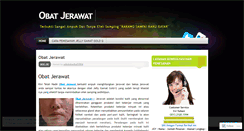 Desktop Screenshot of obatjerawat1804.wordpress.com