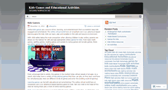 Desktop Screenshot of 3dkidseducationalgames.wordpress.com