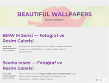 Tablet Screenshot of beautifulwallpapers.wordpress.com