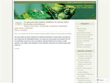 Tablet Screenshot of cclima.wordpress.com