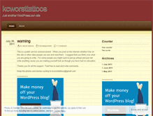 Tablet Screenshot of kcworsttattoos.wordpress.com