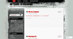 Desktop Screenshot of 40daystonirvana.wordpress.com