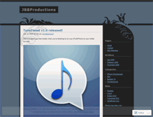 Tablet Screenshot of jbbproductions.wordpress.com