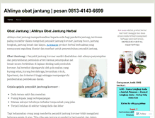 Tablet Screenshot of ahlinyaobatjantung.wordpress.com