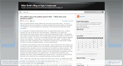 Desktop Screenshot of epiccoaching.wordpress.com