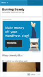 Mobile Screenshot of burningbeauty.wordpress.com