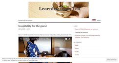 Desktop Screenshot of learningfromtea.wordpress.com
