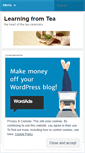 Mobile Screenshot of learningfromtea.wordpress.com