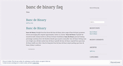 Desktop Screenshot of helpint.bancdebinaryfaq.wordpress.com