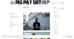 Desktop Screenshot of pkgflyshit.wordpress.com