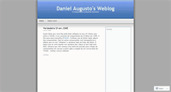 Desktop Screenshot of danielaugusto.wordpress.com