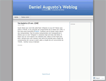Tablet Screenshot of danielaugusto.wordpress.com