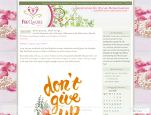 Tablet Screenshot of feeqalbee.wordpress.com