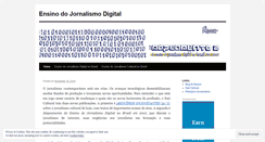 Desktop Screenshot of ensinodojornalismodigital.wordpress.com