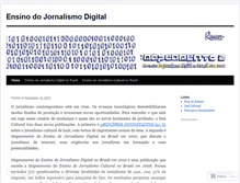 Tablet Screenshot of ensinodojornalismodigital.wordpress.com
