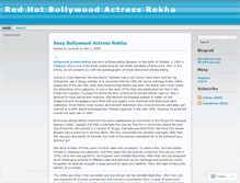 Tablet Screenshot of bollywoodactressrekha5.wordpress.com