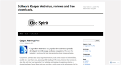 Desktop Screenshot of casperantivirus.wordpress.com