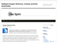 Tablet Screenshot of casperantivirus.wordpress.com