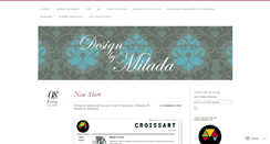 Desktop Screenshot of designbymilada.wordpress.com