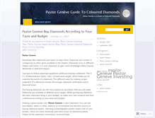 Tablet Screenshot of pastorgeneve.wordpress.com