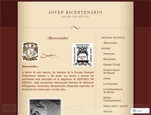 Tablet Screenshot of jovenbicentenario513enp1.wordpress.com