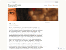 Tablet Screenshot of marissadodge.wordpress.com