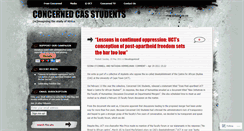 Desktop Screenshot of concernedcasstudents.wordpress.com