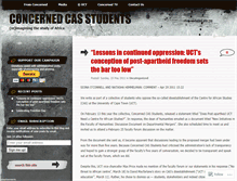 Tablet Screenshot of concernedcasstudents.wordpress.com