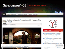 Tablet Screenshot of generationy405.wordpress.com