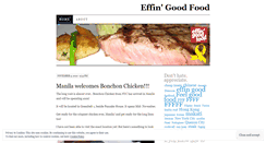 Desktop Screenshot of effingoodfood.wordpress.com