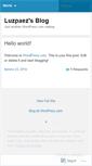 Mobile Screenshot of luzpaez.wordpress.com